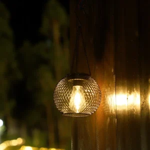 1pc Outdoor Hanging Waterproof Solar Lantern