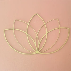 1 Pc Lotus Gold Wall Decor