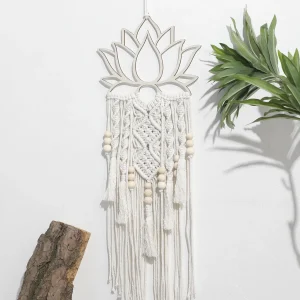 Lotus Flower Macrame Wall Hanging