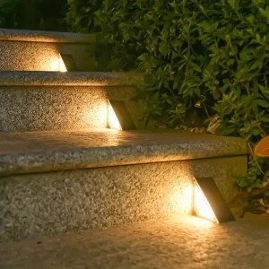 1~8pcs Step Lamp Stair LED Light Outdoor Waterproof Solar Powered