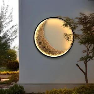 1pc 3D Modern LED Moon Wall Light