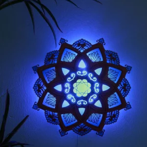 1pc Bohemian LED Mandala Wall Art